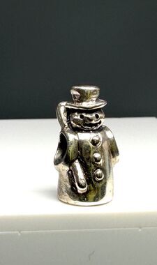 Trollbeads LAA Silver 925 Snowman Bead